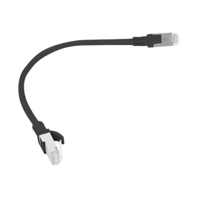 Tīkla kabelis LANBERG PCU5-10CC-0025-BK RJ-45 Cat5e U/UTP 0,25 m Melns