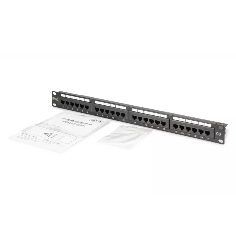 Digitus CAT 6 komutācijas panelis, neekranēts DN-91624U-CR