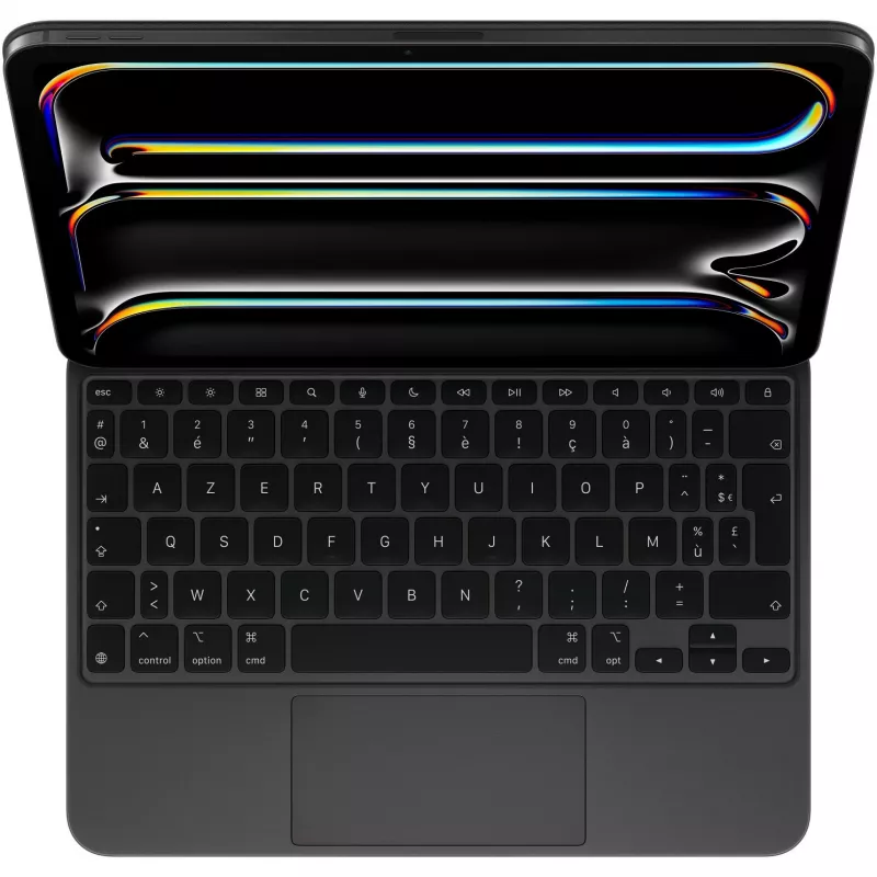 Apple Magic tastatūra AZERTY French Melns bezvadu skārienpaliktnis