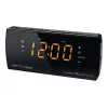 Modinātājradio Muse M-185 CR — FM/MW, 0,9 collu LED displejs, AC 230V ar AAA bateriju rezerves barošanu, melns