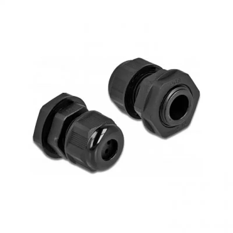 Kabeļa blīvslēgs DeLOCK 60379 melna plastmasa 2 gab.