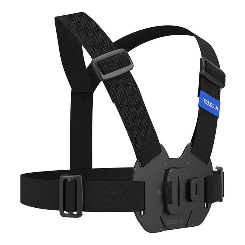 Krūšu stiprinājuma siksna Telesin GP-UCS-001 regulējama, saderīga ar GoPro kamerām
