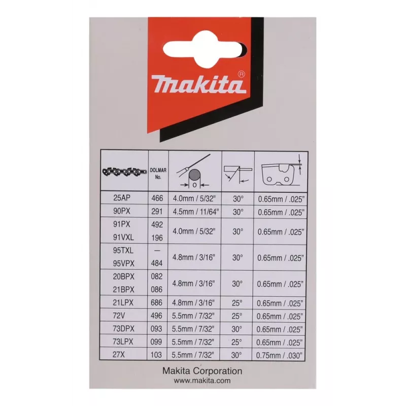 Makita 191H12-3 motorzāģa piederums 1 gab.