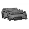 HP 55X 2 iepakojumi lielas ietilpības melns oriģinālais LaserJet tonera kārtridžs