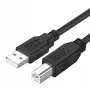 USB 2.0 kabelis A - B vīr./vīr. 1,8 m VALUE