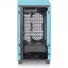 Thermaltake The Tower 200 tirkīza rūdīts stikls