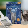 Kaķu pakaiši Golden pelēka 7 kg — salipstoši bentonīta pakaiši, bez putekļiem, smaku novēršana