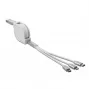 USB kabelis DeLOCK 85850 0,98 m USB 2.0 USB A USB C/Micro‑USB B/Lightning