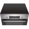 Bosch Plīts HLS79Y351U 6. sērija, Plīts virsmas tips Indukcija, Cepeškrāsns tips Elektriskā, Nerūsējošais tērauds, Platums 60 cm, Grilēšana, LCD, 63 L, Dziļums 60 cm