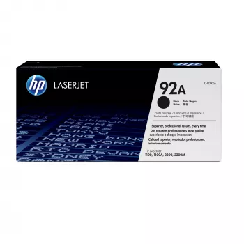 HP Toneris C4092A (92A) - Melns - Ietilpība: 2 500 lappuses (C4092A)