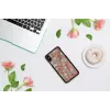 Aizsargājošs viedtālruņa maciņš iKins iPhone XS Max — dimanta raksts, melns