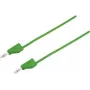 VOLTCRAFT Testa vads [Spraudnis 4 mm - Spraudnis 4 mm] 0,25 m Zaļš MSB-300 (MSB-300-0.25-GR)