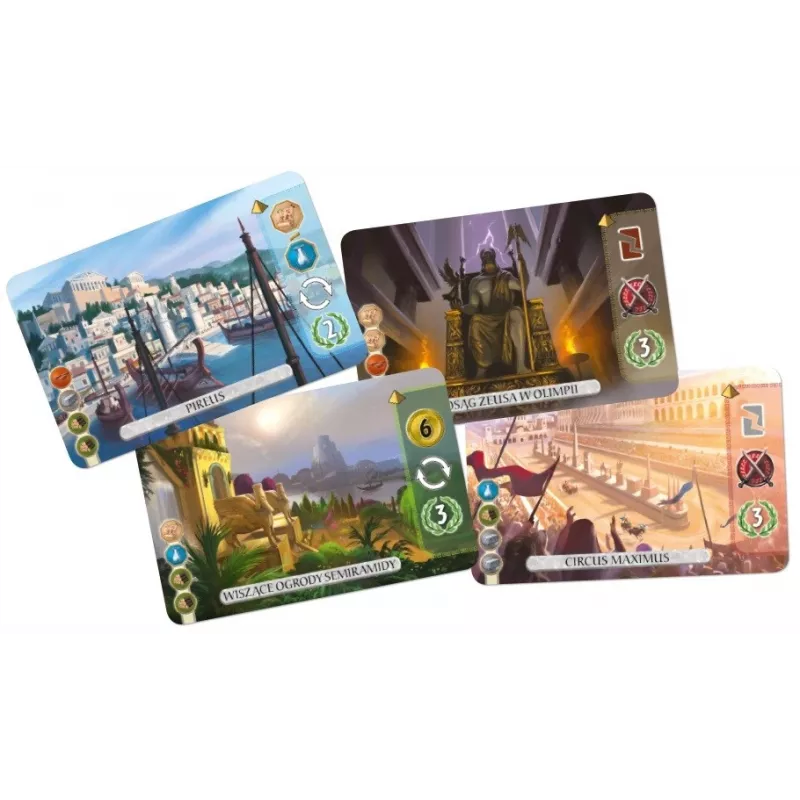 Galda spēle 7 WONDERS OF THE WORLD - DUEL (POĻU VERSIJA)