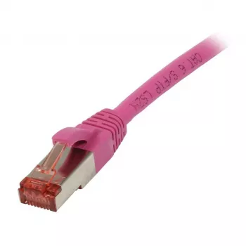 komutācijas kabelis RJ45 - CAT6 250Mhz - 1,5 m fuksīna - S-STP(S/FTP) -TPE/LSZH(Superflex) - Synergy 21 -