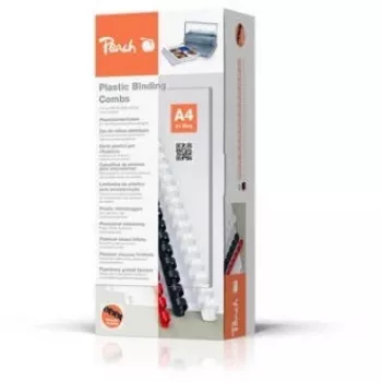 Iesiešanas komplekts Peach 510090 balta A4 12 mm ķemme