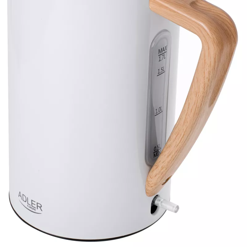 ADLER AD 1347w elektriskā tējkanna balta