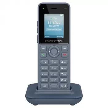 Grandstream Networks WP8256 IP telefons antracīta krāsā, 3 līnijas, LCD, Wi-Fi
