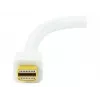 Video kabeļa adapteris LOGILINK Mini DisplayPort uz HDMI tipa A CV0036A, 0,1 m, pelēks