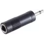 Vadu savienotājs ShiverPeaks BS57002 3,5 mm 6,3 mm melns vīrišķais/sievišķais