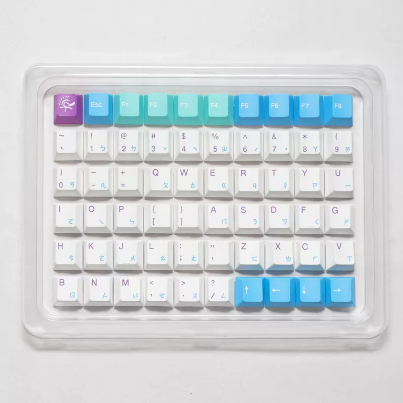 Ducky x MK Frozen Llama taustiņu uzgaļu komplekts