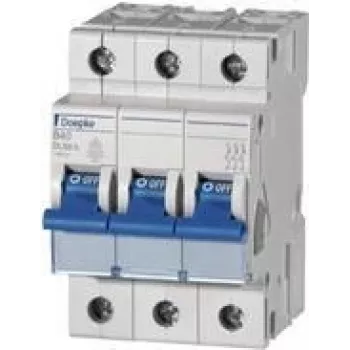 DOEPKE Strāvas slēdzis B25A DLS-6H-B25-3-6-KA 6kA 3 polu 400V B raksturlīkne DLS-6H-B25-3-6-KA (09914115)