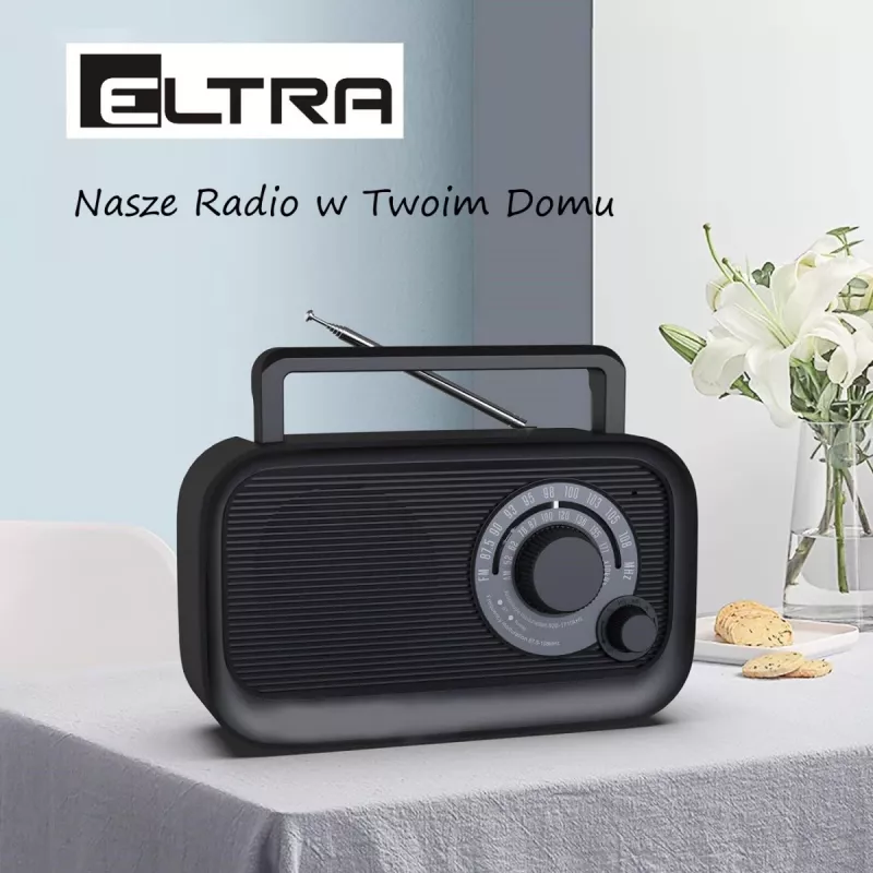 Eltra HANIA melns portatīvais radio (modelis )
