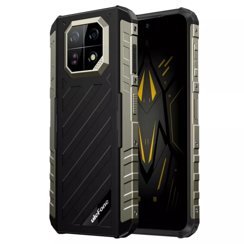 Viedtālrunis UleFone Armor 22 — MediaTek Helio G96, 8 GB RAM, 256 GB atmiņa, melns