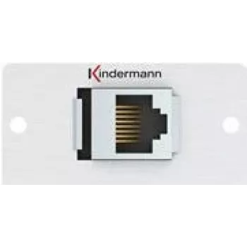 Kindermann Konnect 50 alu - modulāra priekšējā plāksne-savietotājs - RJ-45