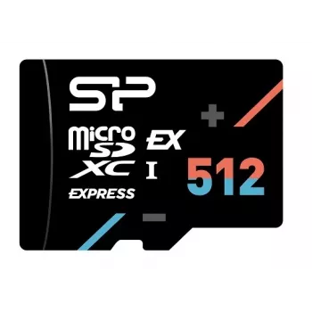 microSDXC atmiņas karte Silicon Power Hypera microSDXC Express 512 GB — UHS-I U3, V30, A1, 10. klase