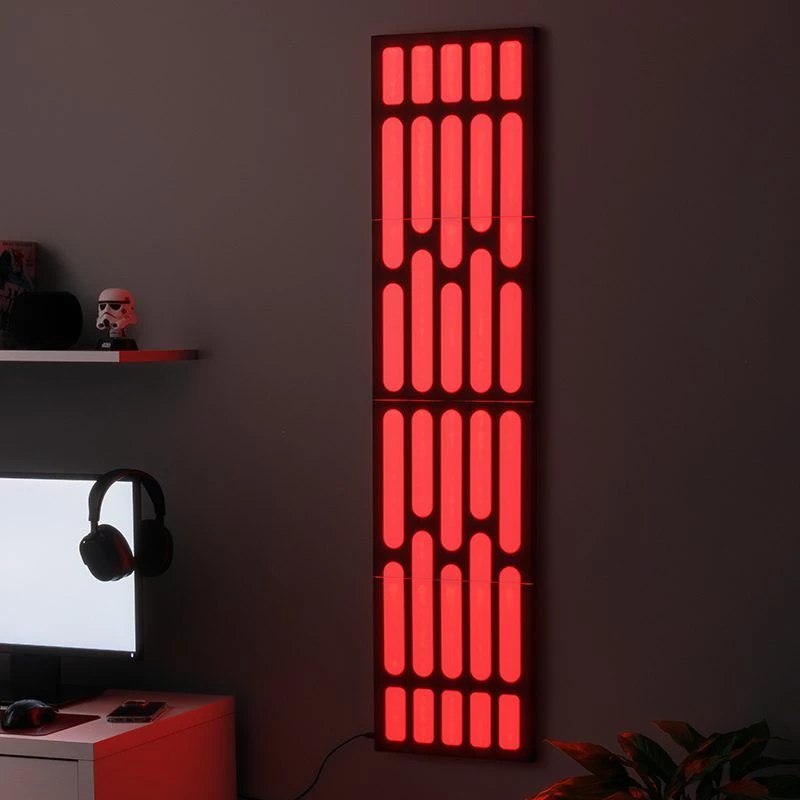 Sienas paneļa gaismeklis Paladone PP13141SW LED Star Wars dizains, LED sienas gaismeklis