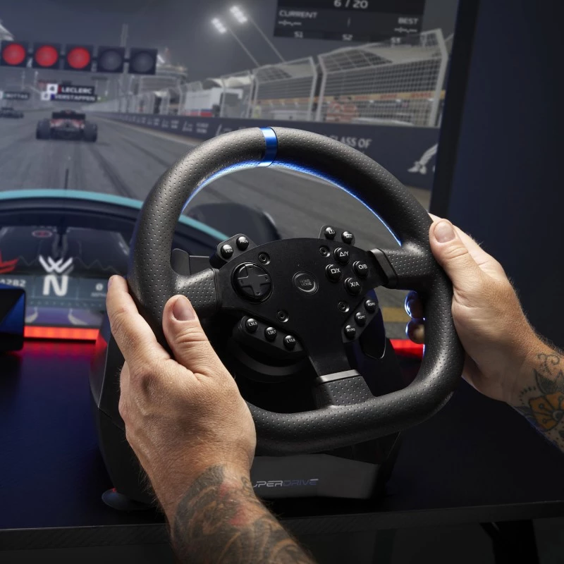 Stūre + Pedāļi Subsonic SA5640-NG Melna PC PlayStation 4 Xbox One