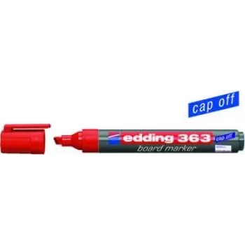 Marķieris Edding e-363 sarkans/pelēks, uzgaļu izmēri 1 mm un 5 mm