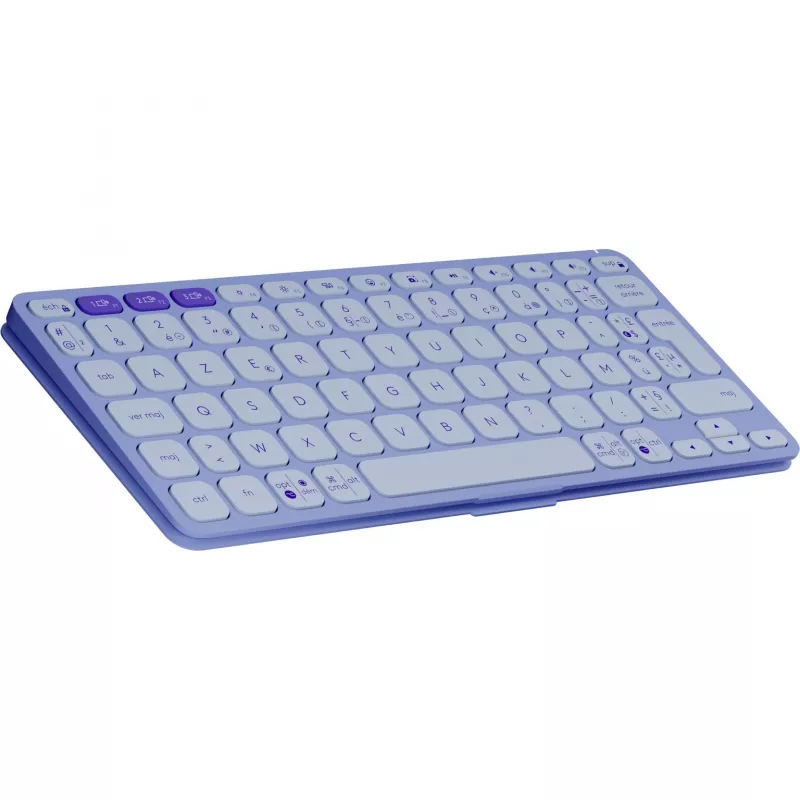 Logitech Keys-To-Go 2 Klaviatūra Universāla Bluetooth AZERTY Franču Ceriņkrāsa