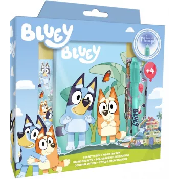 Dienasgrāmata ar burvju pildspalvu Bluey