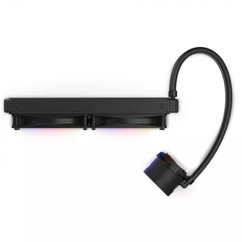 Viss vienā šķidruma dzesētājs NZXT Kraken 280 RGB 14 cm Melns