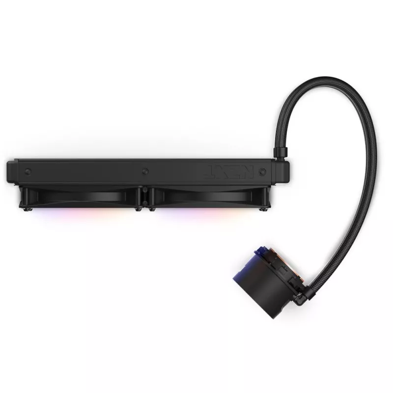Viss vienā šķidruma dzesētājs NZXT Kraken 280 RGB 14 cm Melns