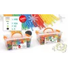 Būvēšanas bloki Ascato Askato Little Straws 1000 gab. — konstruktoru rotaļlietu komplekts, 1000 detaļas