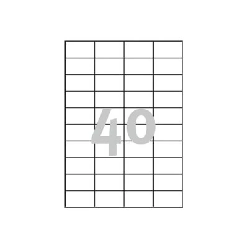 Avery Zweckform 3651 Universal Labels 52.5 X 29.7 Mm 100 Sheets Balts