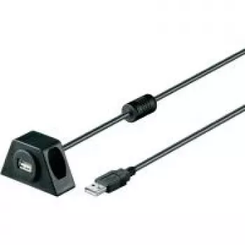 USB kabelis Goobay USB2.0 1.2m melns