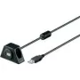 USB kabelis Goobay USB2.0 1.2m melns