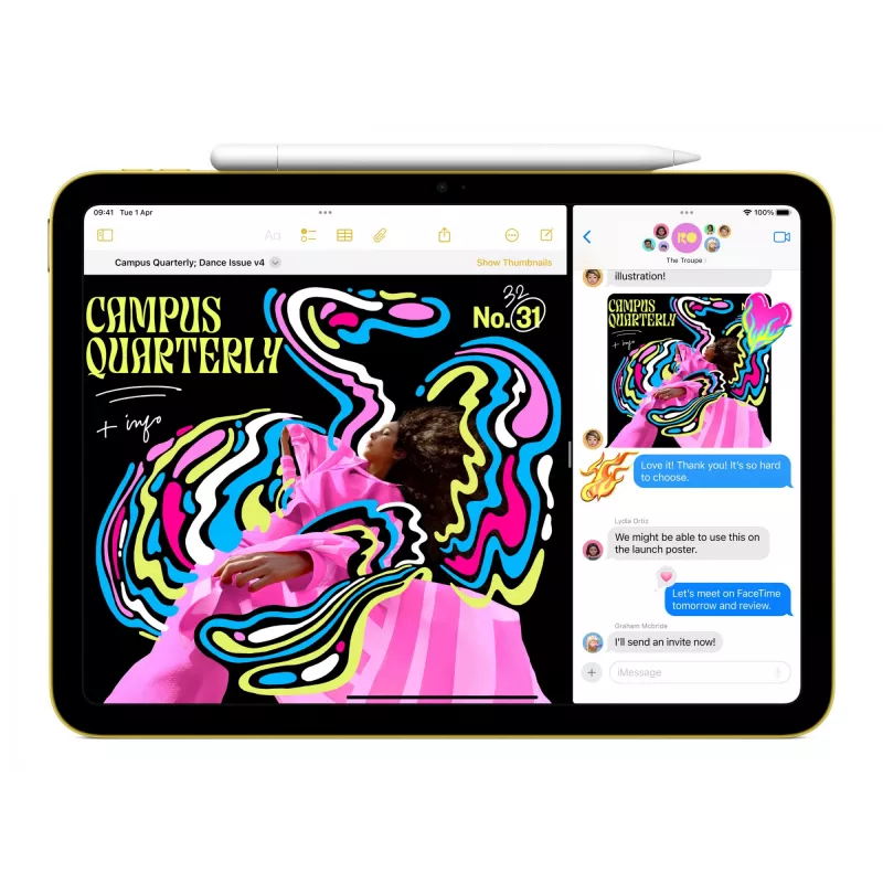 Apple iPad 128 GB 27,9 cm (11) Wi-Fi 6 (802.11ax) iPadOS 18 Dzeltens