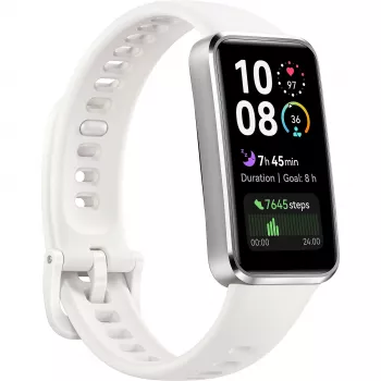 Huawei Band 10 55020ELM aktivitāšu aproce, 3,73 cm (1,47 collu) AMOLED skārienekrāns, 368 x 194, Bluetooth 5.0 LE, ūdensizturīga līdz 50 m, balta