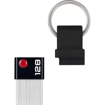 USB zibatmiņa EMTEC ECMMD128GT103 128 GB USB Type-A 3.2 Gen 1 (3.1) Melna, lasīšanas ātrums 180 MB/s, rakstīšanas ātrums 25 MB/s