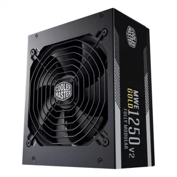 Cooler Master MPE-C501-AFCAG-EU MWE Gold V2, ATX 1250W, RTX Ready, modulārs, 140mm, melns