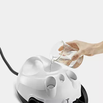 Kärcher SC 2 EasyFix cilindriskais tvaika tīrītājs 1 L 1500 W Melns, Balts