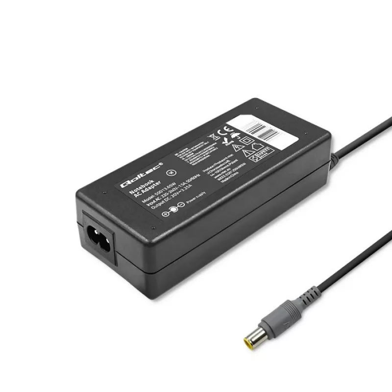 Qoltec klēpjdatora barošanas bloks IBM 65W 3.52A 20V 7.9x5.5 + pin IBM 50013.65W