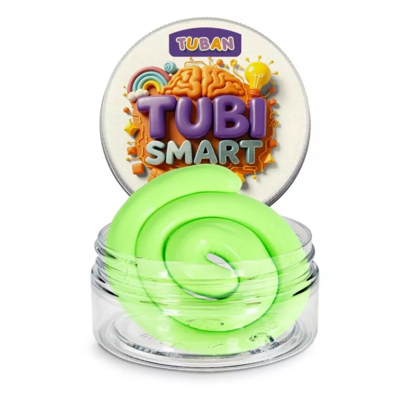 Modelējamā masa TUBAN TUBI SMART NEO, zaļa, 50 g — bērnu modelējamā masa
