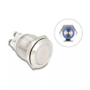 Spiedpogu panelis DeLOCK 20980 Sudraba 230V 3A