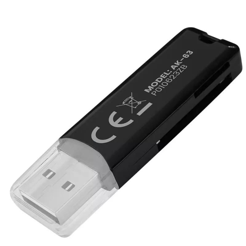 SD karšu lasītājs, USB 2.0, 480 Mb/s, AK-63 Savio SAVAK-63