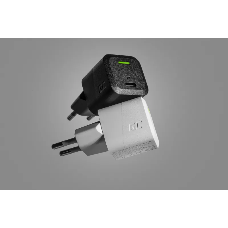 Green Cell CHARGC06W Mobilās ierīces lādētājs Universāls Balts Maiņstrāvas Ātrais